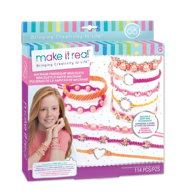 Make It Real makramé DIY sada „Friendship Bracelets“