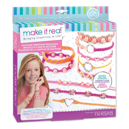 Make It Real Macrame Diy Set "Friendship Bracelets"