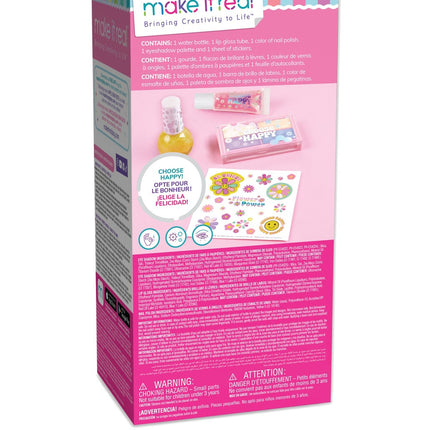 Make It Real Trinkflasche mit Kosmetikset "A Taste Of Beauty"
