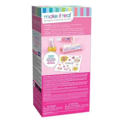 Make It Real Trinkflasche mit Kosmetikset "A Taste Of Beauty"