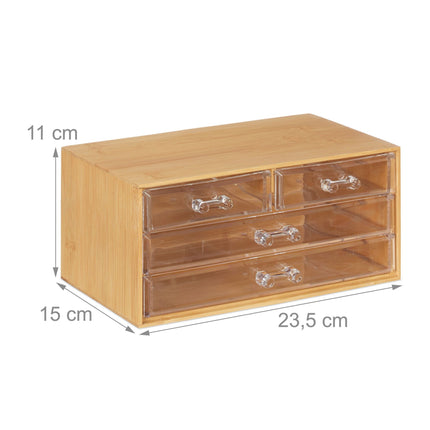 Make-up-Organizer mit 4 Schubladen