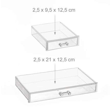 Make-up-Organizer mit 4 Schubladen