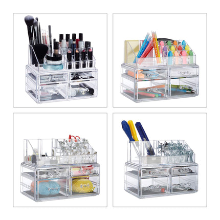 Make-up holder with 4 drawers