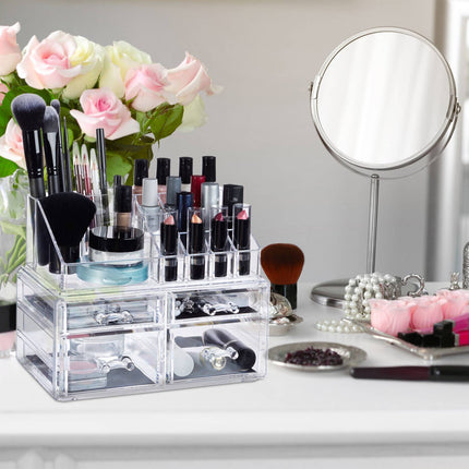 Make-up holder with 4 drawers