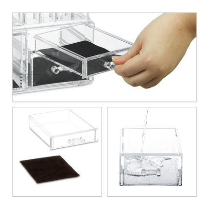 Make-up holder with 4 drawers