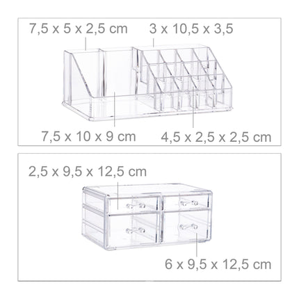 Make-up holder with 4 drawers