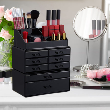 Make-up stand with eight drawers
