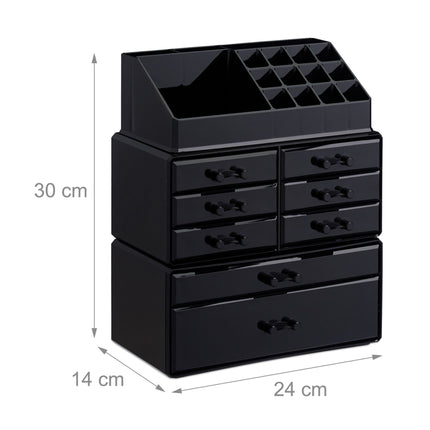 Make-up stand with eight drawers