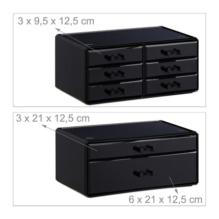 Make-up stand with eight drawers