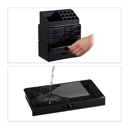 Make-up stand with eight drawers