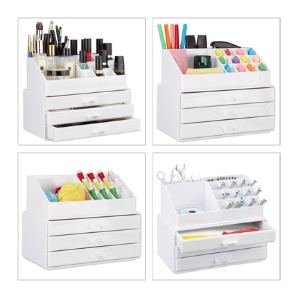 Make-up-Aufbewahrung mit 3 Schubladen