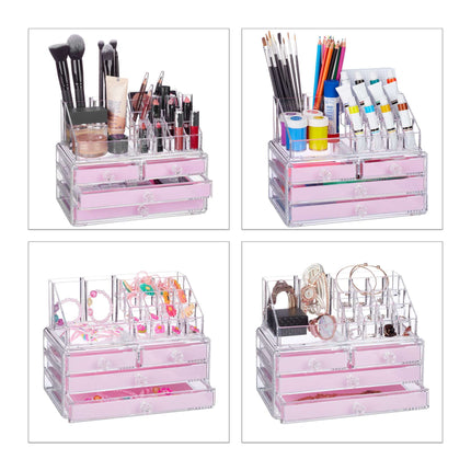 Rangement de maquillage avec 4 tiroirs