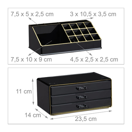 Rangement de maquillage avec 4 tiroirs