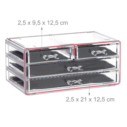 Rangement de maquillage avec 4 tiroirs