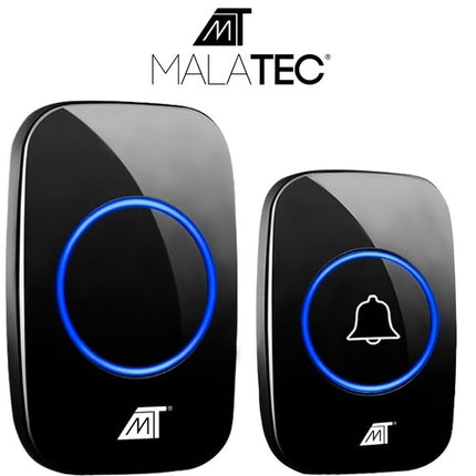 Malatec 21803 černý bezdrátový zvonek