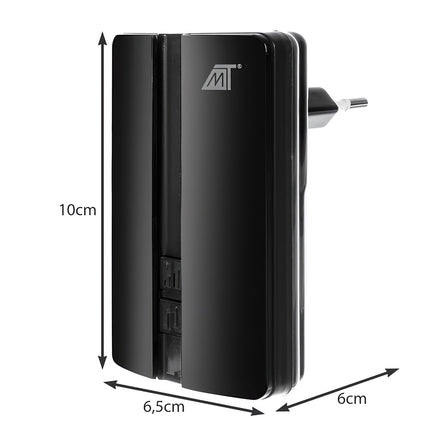 Malatec 23371 black wireless doorbell