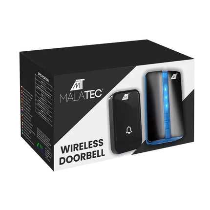 Malatec 23371 black wireless doorbell