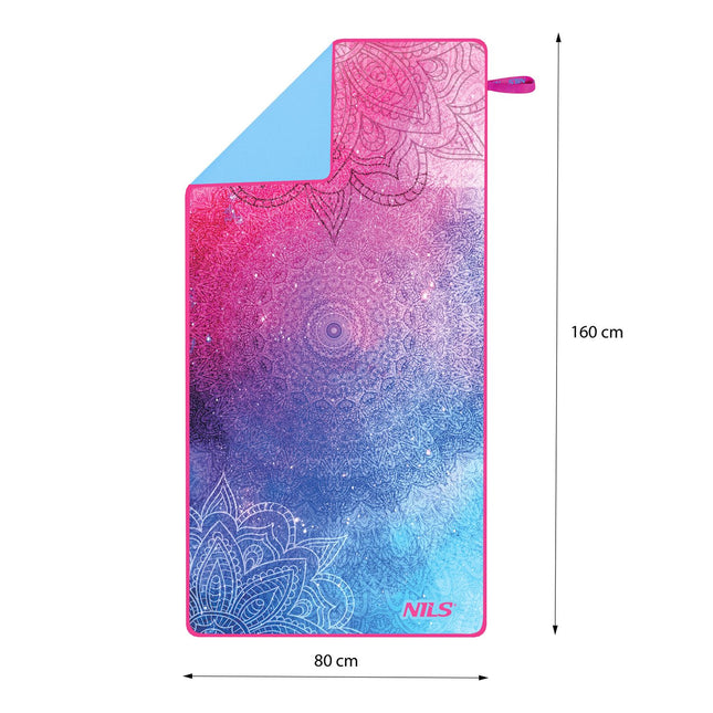 Mandala Microfibre Towel 160x80 cm, Quick-Dry