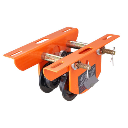 Manual Beam Trolley for Electric Hoist, 0.5 Ton, 60-120 mm