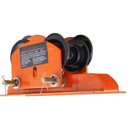 Manual Beam Trolley for Electric Hoist, 0.5 Ton, 60-120 mm
