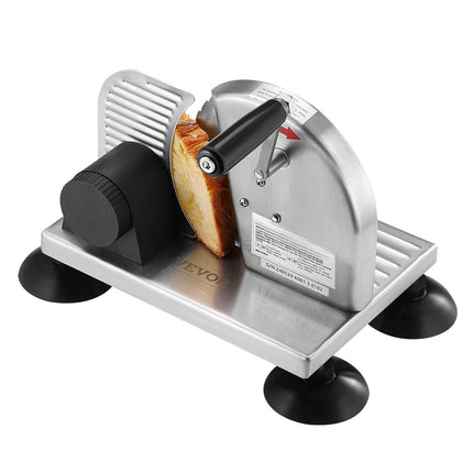 Manual Bread and Cheese Slicer, 0–6 in; Stainless Steel Blade