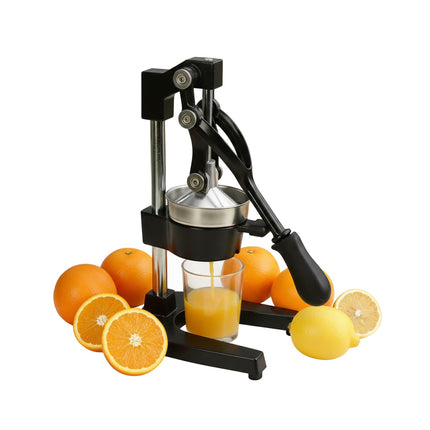 Manual Citrus Press – Cast Iron, Stainless Steel Sieve