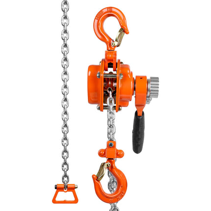 Manual Lever Chain Hoist, 1/4 Ton 1.5 m Lift, G80 Chain
