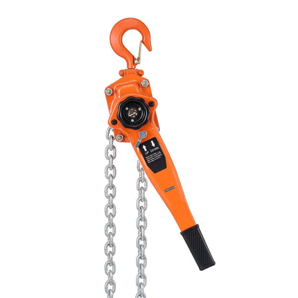 Manual Lever Chain Hoist 1.5T, 6m G80 Chain, Dual Pawl Brake