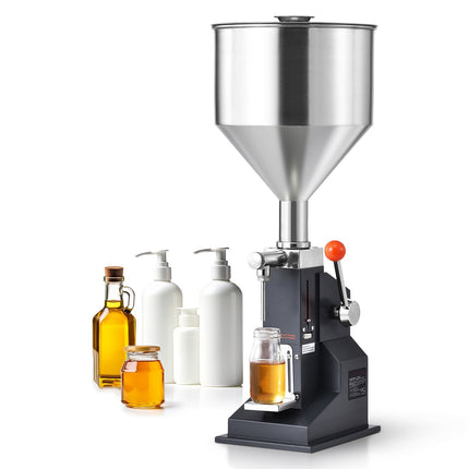 Manual Liquid Filling Machine, 5-50ml, 10L Hopper