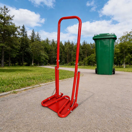 Manual Steel Waste Compactor with Metal Plate