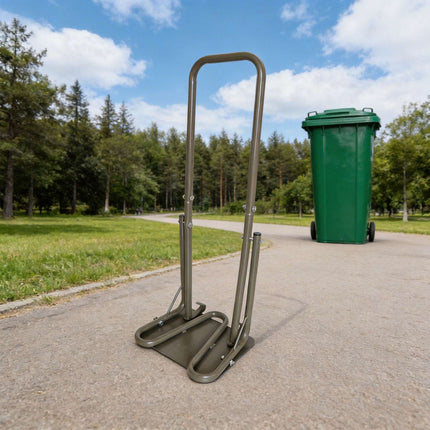 Manual Steel Waste Compactor with Metal Plate