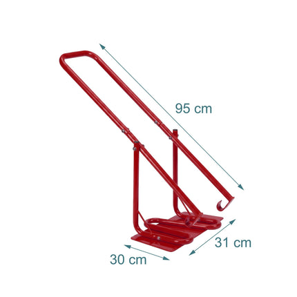 Manual Steel Waste Compactor with Metal Plate