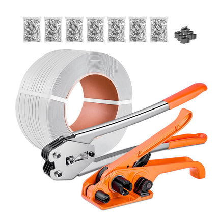 Manual Strapping Kit, 1/2 in PP Strap 975 m, 1000 Seals