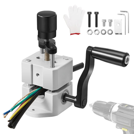 Manual Wire Stripper Machine, 1.5–25 mm, Hand or Drill Powered