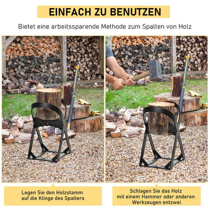 Manuelle Holzspalter, Kohlenstoffstahl für Camping und den Heimgebrauch