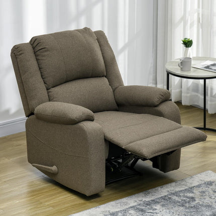 Reclining TV chair with footrest, 150 kg load capacity