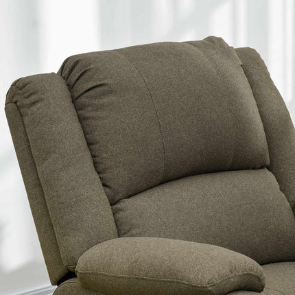 Reclining TV chair with footrest, 150 kg load capacity