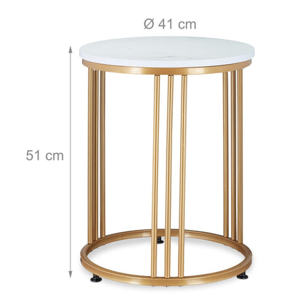 Marble side table