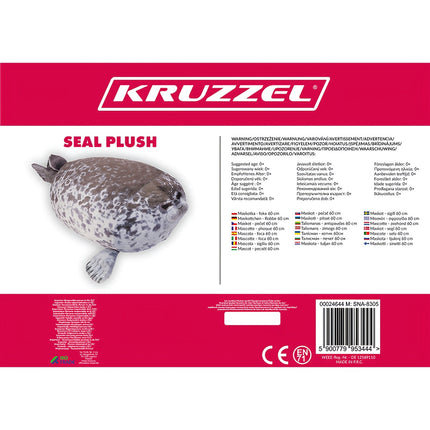 plyšák - tuleň 60 cm Kruzzel 24644