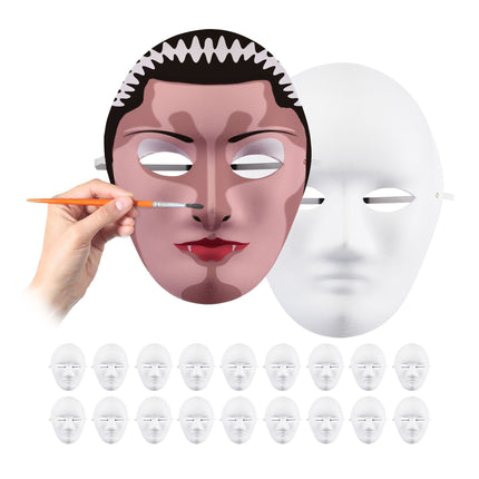 Maske weiß 20er Set