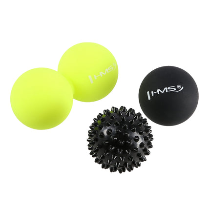 Faszienball-Set, 3-teilig, ideal zur Muskelentspannung