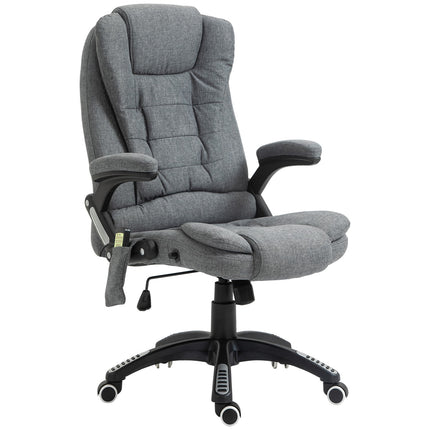 Ergonomischer Massagesessel, höhenverstellbar, grau, 67x74x116-126 cm