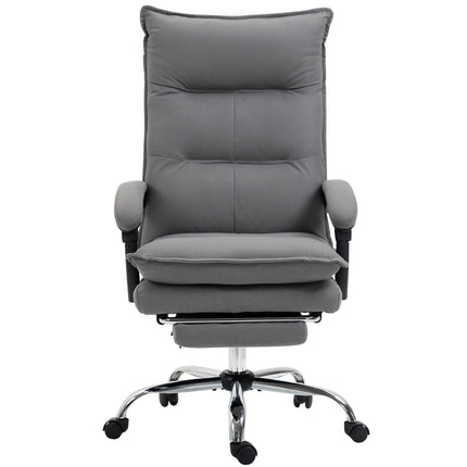 Ergonomischer Bürostuhl mit Heizung, Neigefunktion, Fußstütze, verstellbarer Höhe