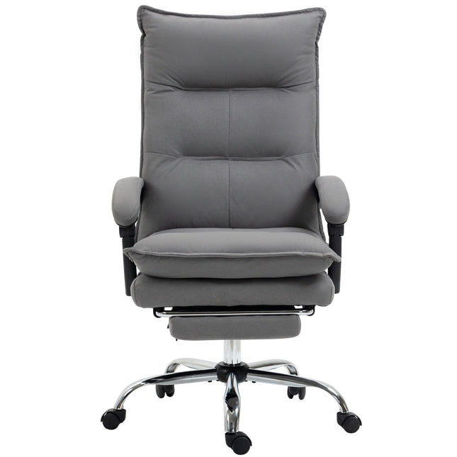 Ergonomic office chair with heating, tilt, footrest, adjustable height