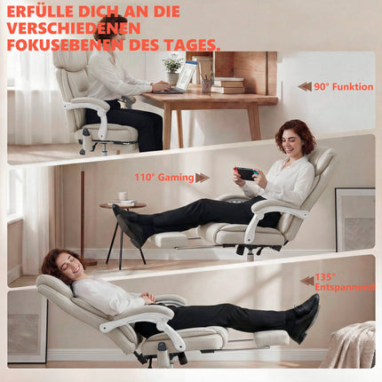Massagesessel für Büros mit 6-Punkt-System und Lendenwirbelheizung