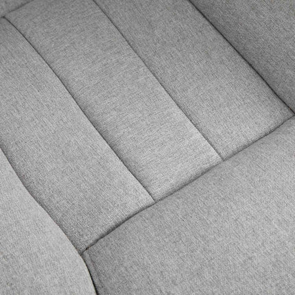 Massagesessel - Polyesterschaum, grau, höhenverstellbar