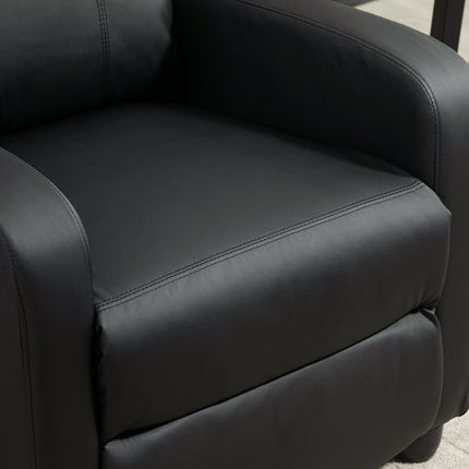 Liege-Massage- und Relaxsessel, schwarzer PU-Schaum
