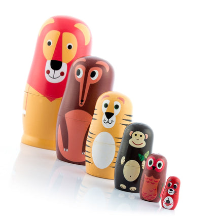 Matroschka Holztierfiguren Funimals InnovaGoods 11 Stück