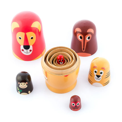 Matroschka Holztierfiguren Funimals InnovaGoods 11 Stück