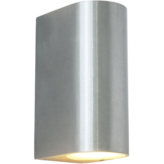 Mats II Wandleuchte 2xGU10 Fassung IP44 Aluminium